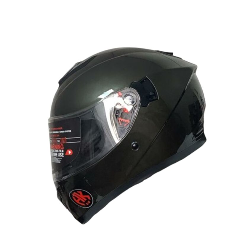 GENERICO - CASCO HOKEN MONOCOLOR BASICO NEGRO TALLA  M