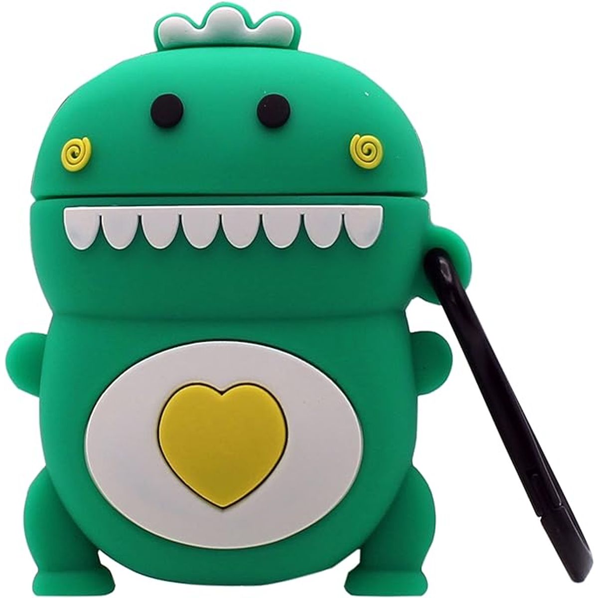 GENERICO - FUNDA AIRPOD DINO CORAZON SILICONA