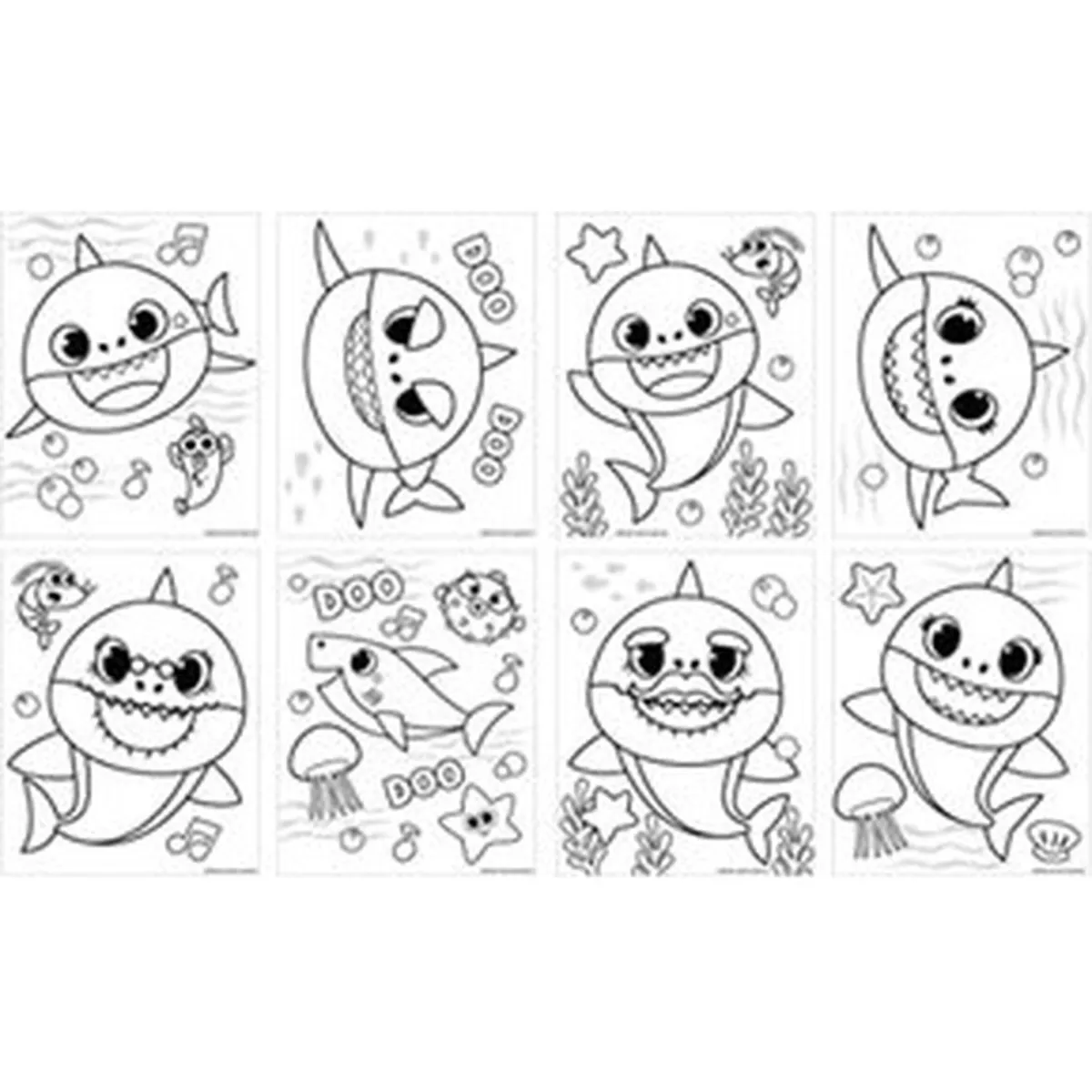 CRAYOLA DOUGH - Crayola Baby Shark Set Artístico para Colorear 50pzs