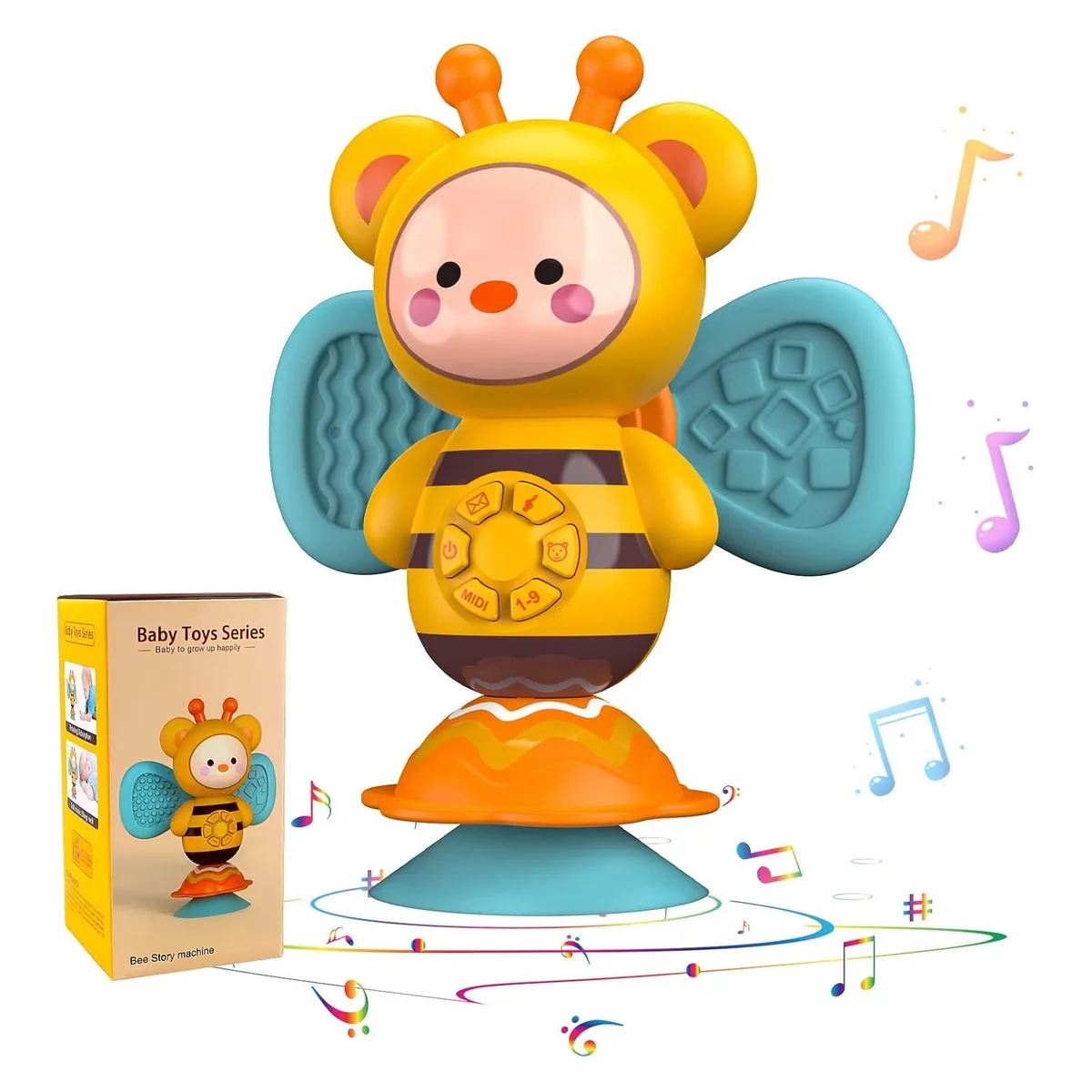 GENERICO - Juguete Sonaja Musical Abeja Musical con Luces