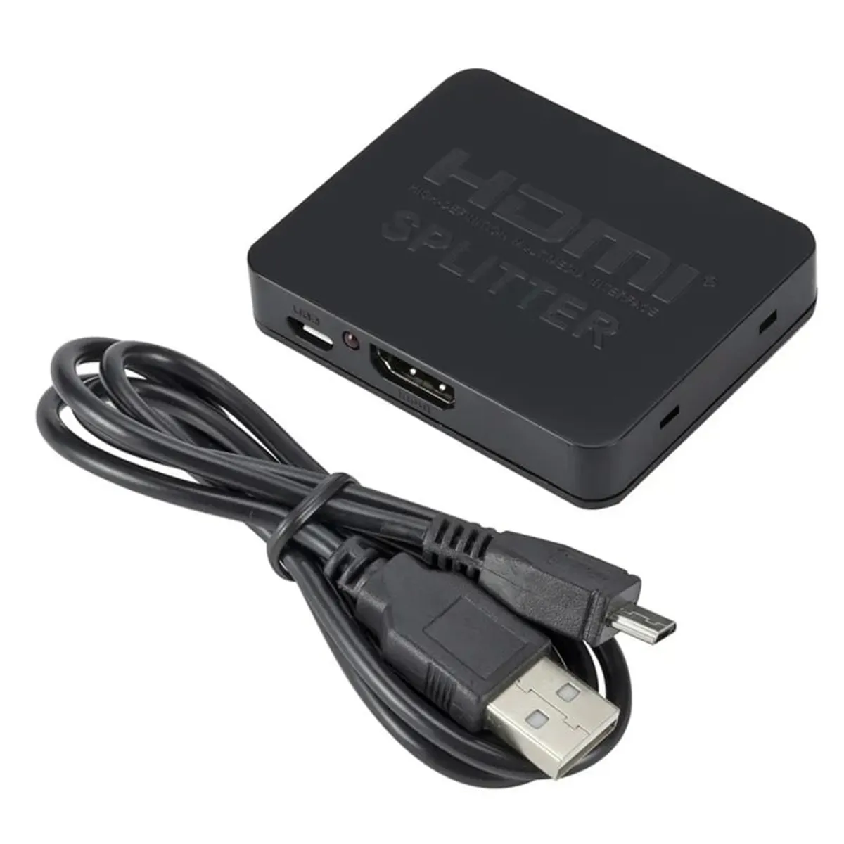 GENERICO - Splitter Hdmi 1x2 Full Hd 4K 3D 1080P 60Hz Multiplica Señal