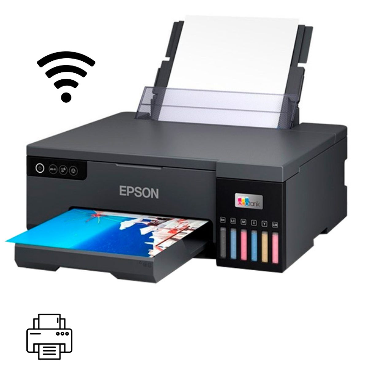 EPSON - Impresora Fotografica Epson L8050 Wifi PVC CD 6 Tintas