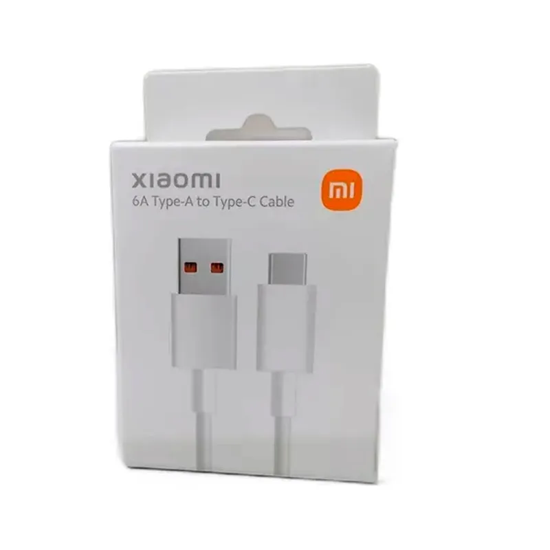 XIAOMI - Cable 6A Xiaomi Turbo Usb Tipo-C Compatible 67w 55w 33w Original
