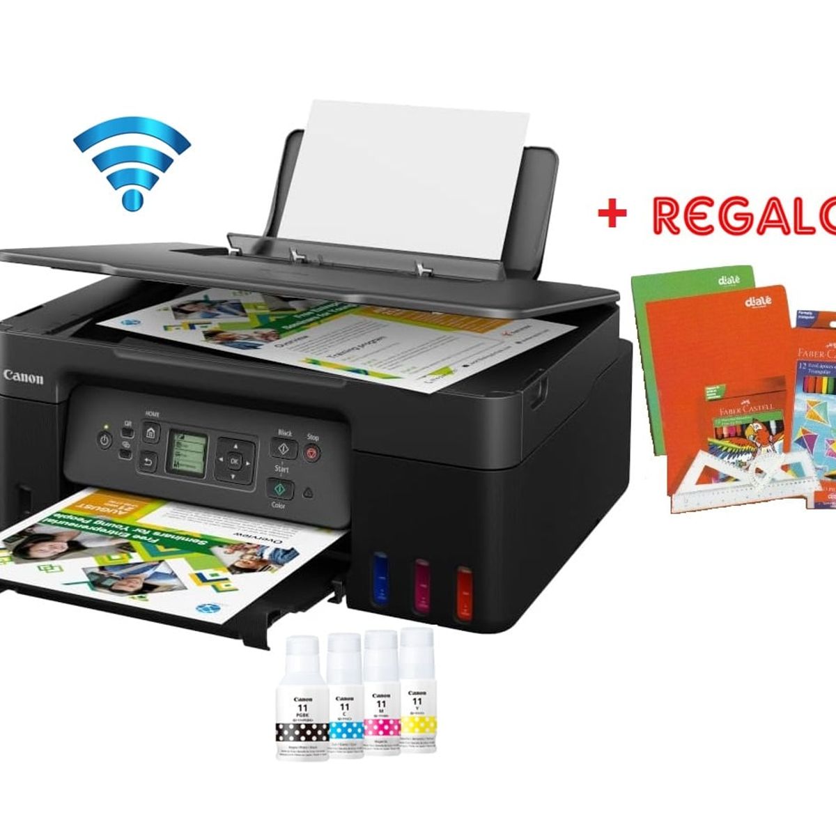 CANON - Impresora Canon Pixma G3170 Multifuncional Wifi