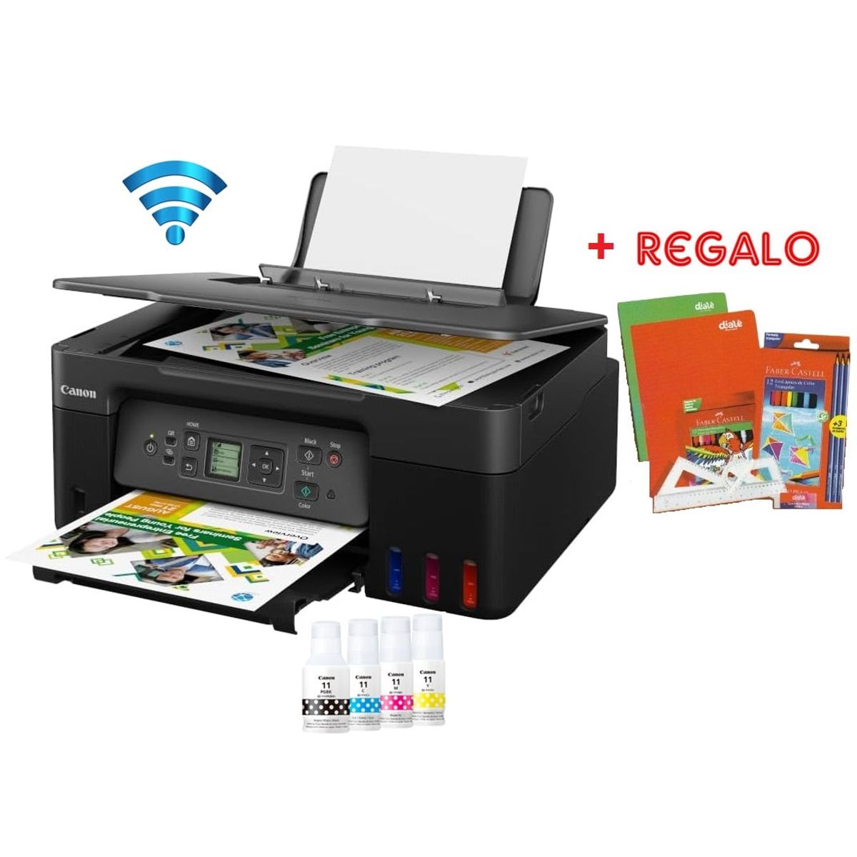 CANON - Impresora Canon Pixma G3170 Multifuncional Wifi