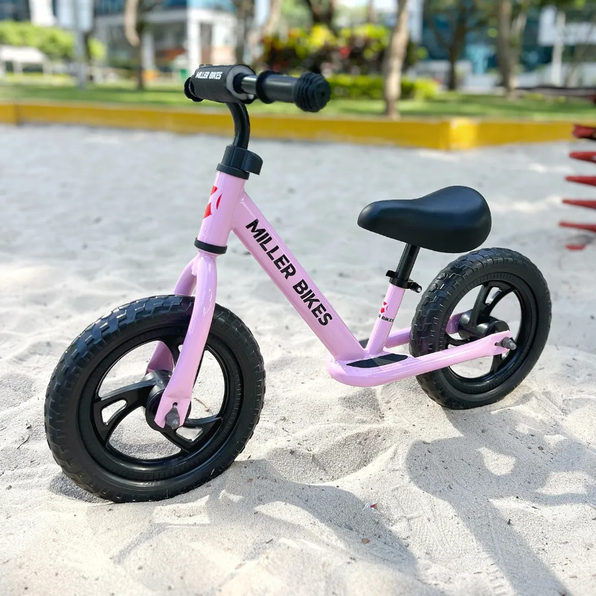 MILLER BIKES - Bicicleta de balance equilibrio MILLER BIKES Aro 12 Rosada