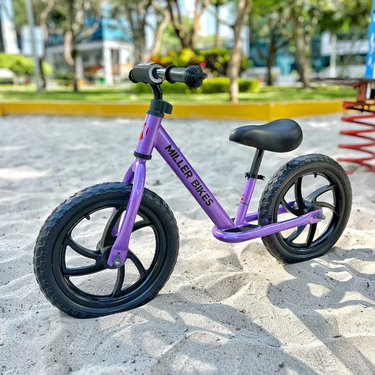 MILLER BIKES - Bicicleta de balance equilibrio MILLER BIKES Aro 14 Violeta