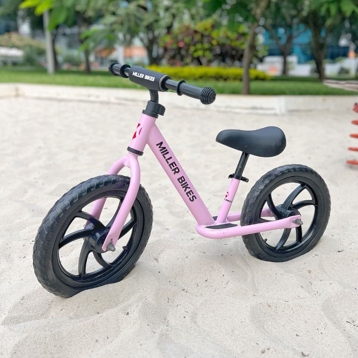 MILLER BIKES - Bicicleta de balance equilibrio MILLER BIKES Aro 14 Rosada
