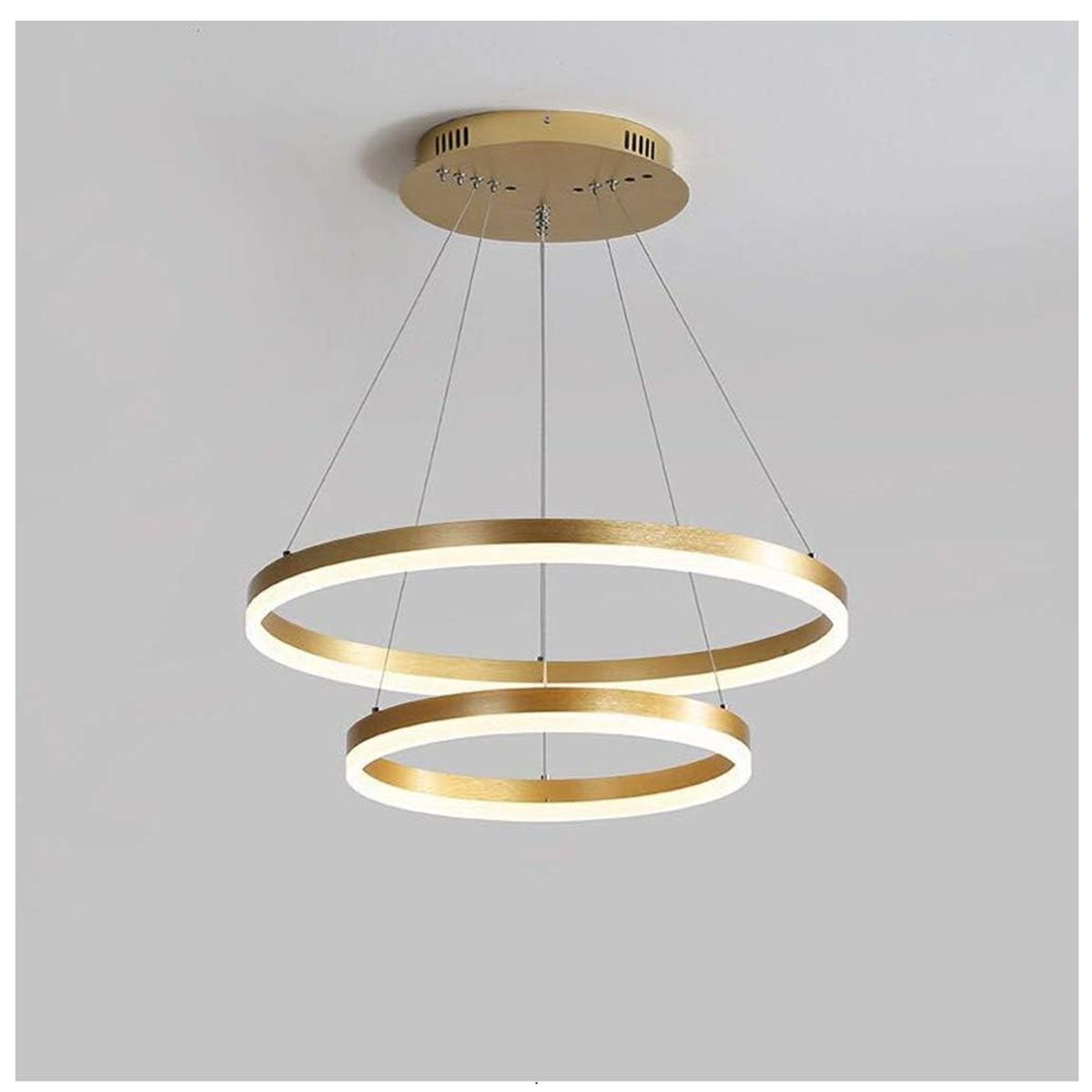 GENERICO - Lámpara Colgante LED Moderna Regulable Incluye control remoto