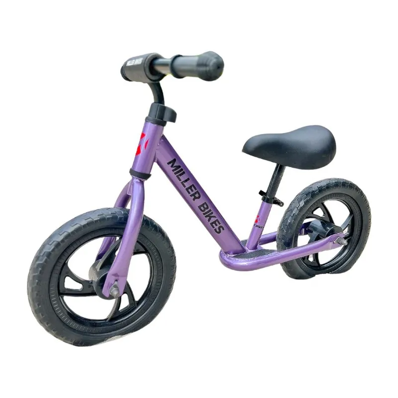 MILLER BIKES - Bicicleta de balance equilibrio MILLER BIKES Aro 12 Violeta