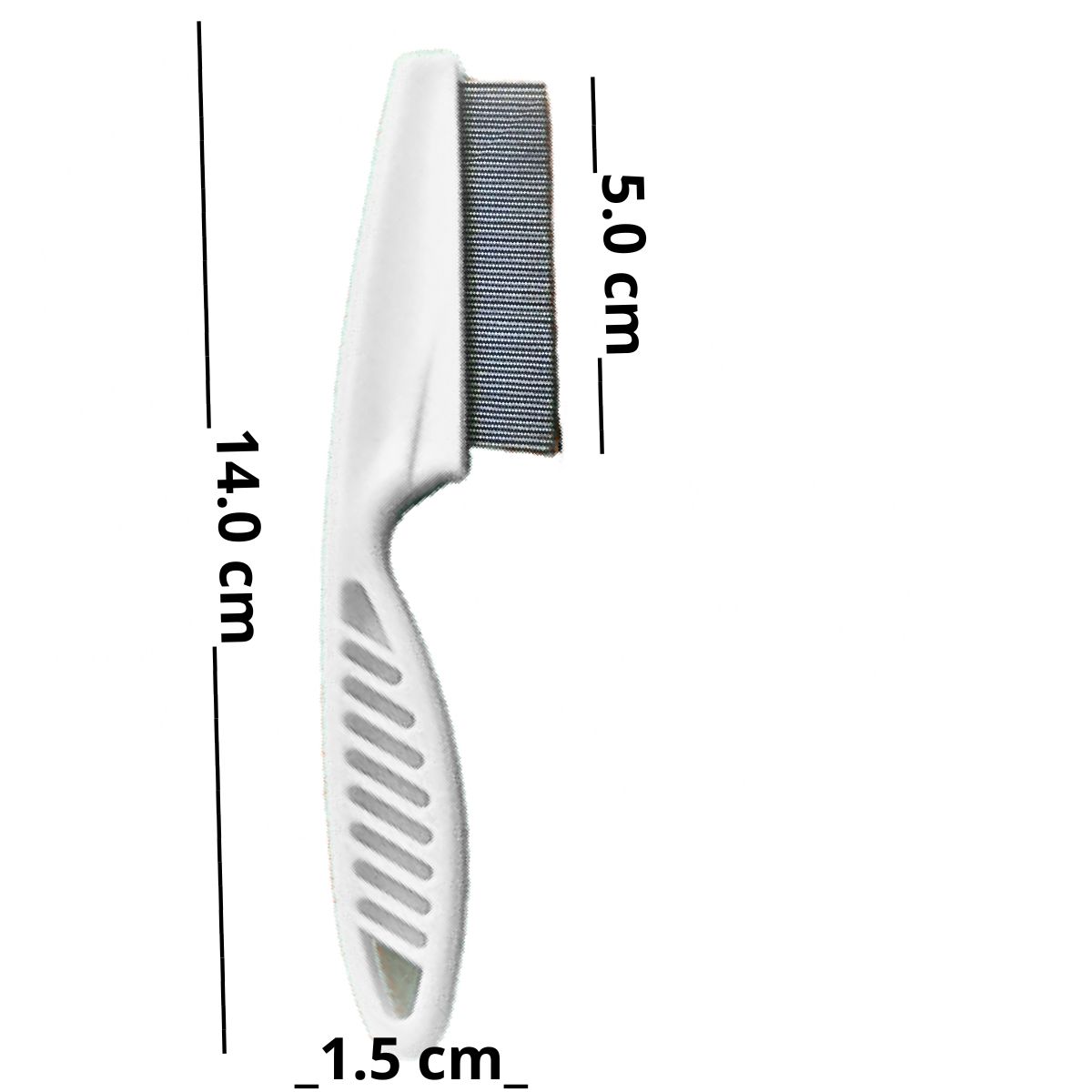 GENERICO - PEINE ANTIGARRAPATAS PIOJOS Y PULGAS MASCOTAS VERDE