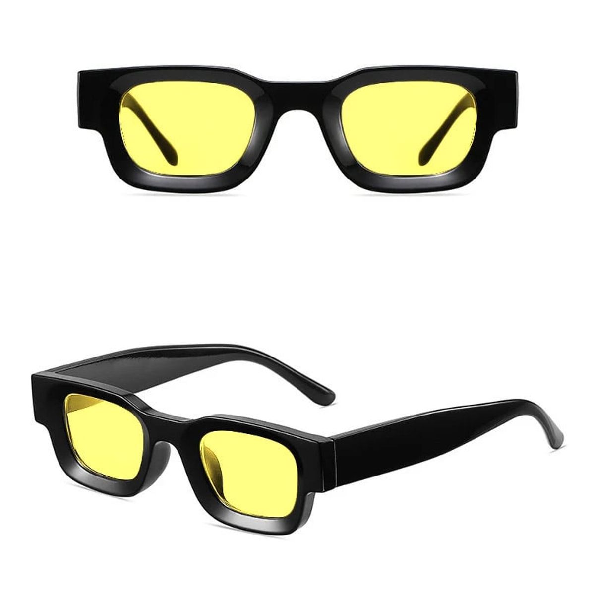 LA TIENDA 88 JOYAS Y ACCESORIOS - La Tienda 88 - Lentes De Sol Unisex Retro - Amarillo