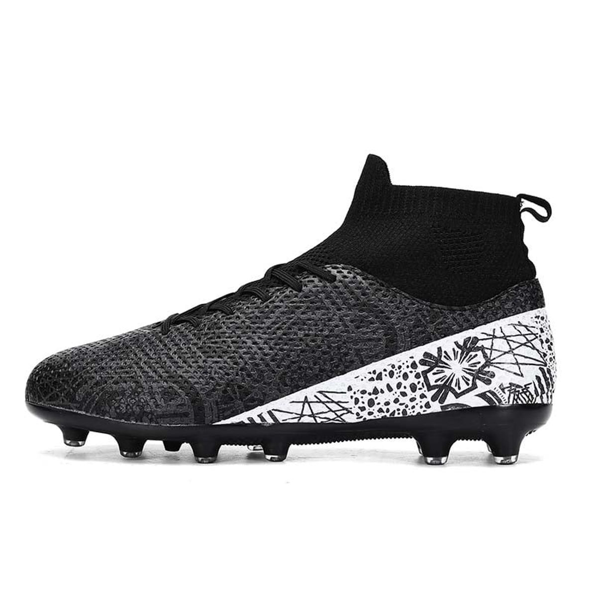 SHANDIAN - Zapatillas de Fútbol Hombre FG zapatos hombre Blanco
