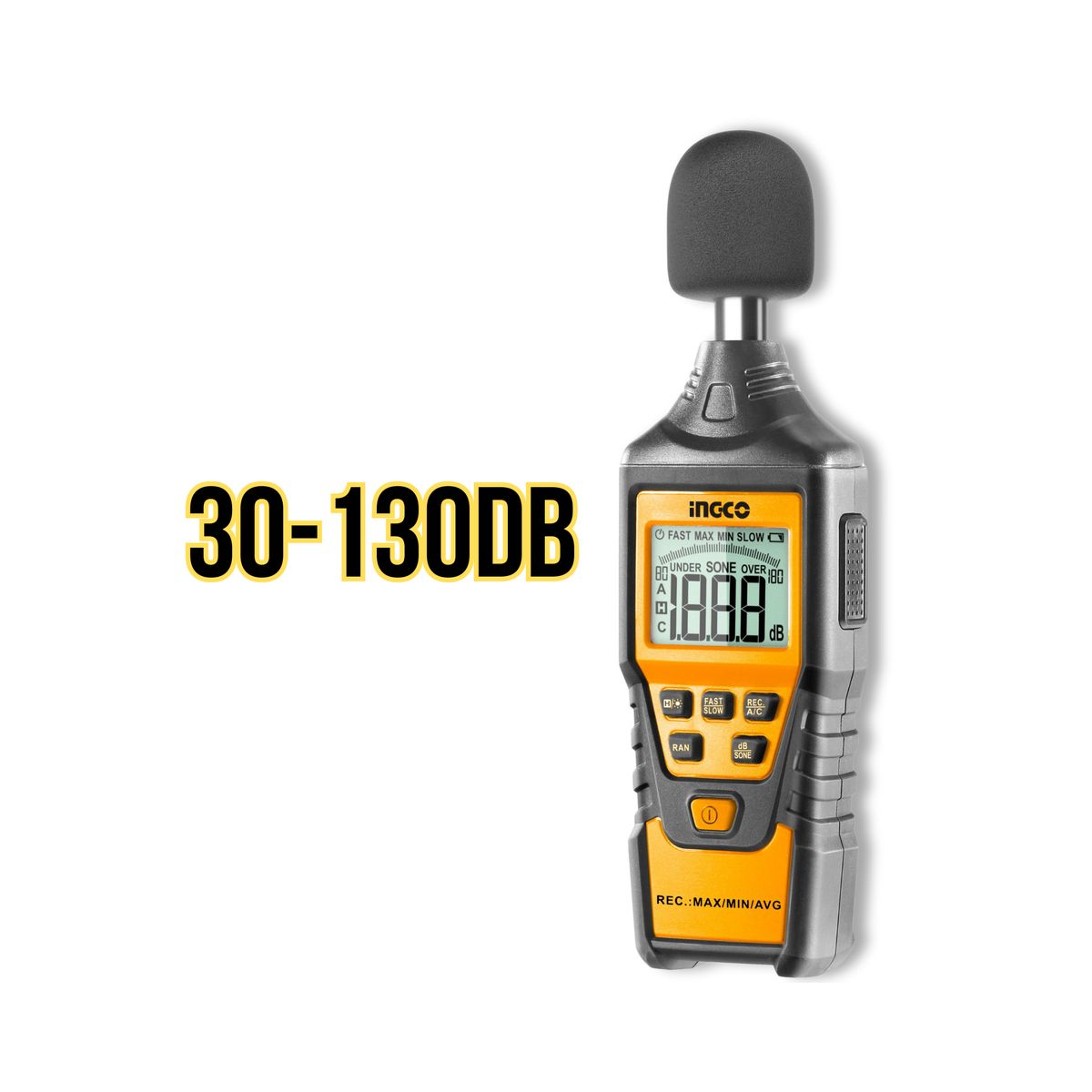 INGCO TOOLS - Sonometro Medidor digital de sonidos ruidos Ingco