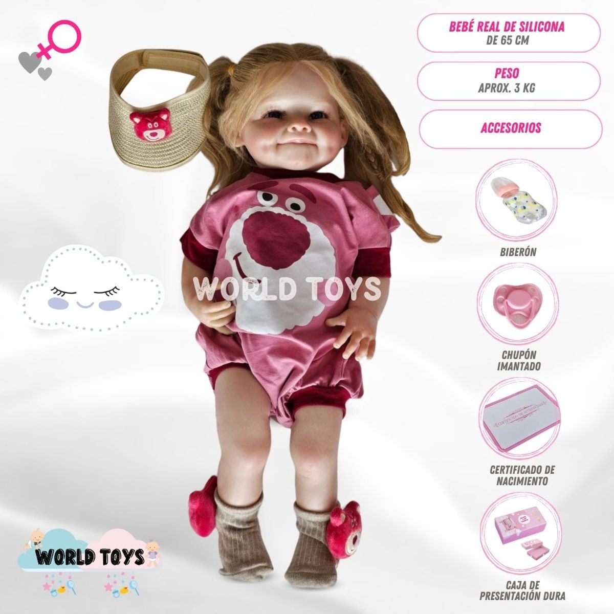 BABY - Bebé Real «AGU BABY» Edición Limitada Girl CAMI