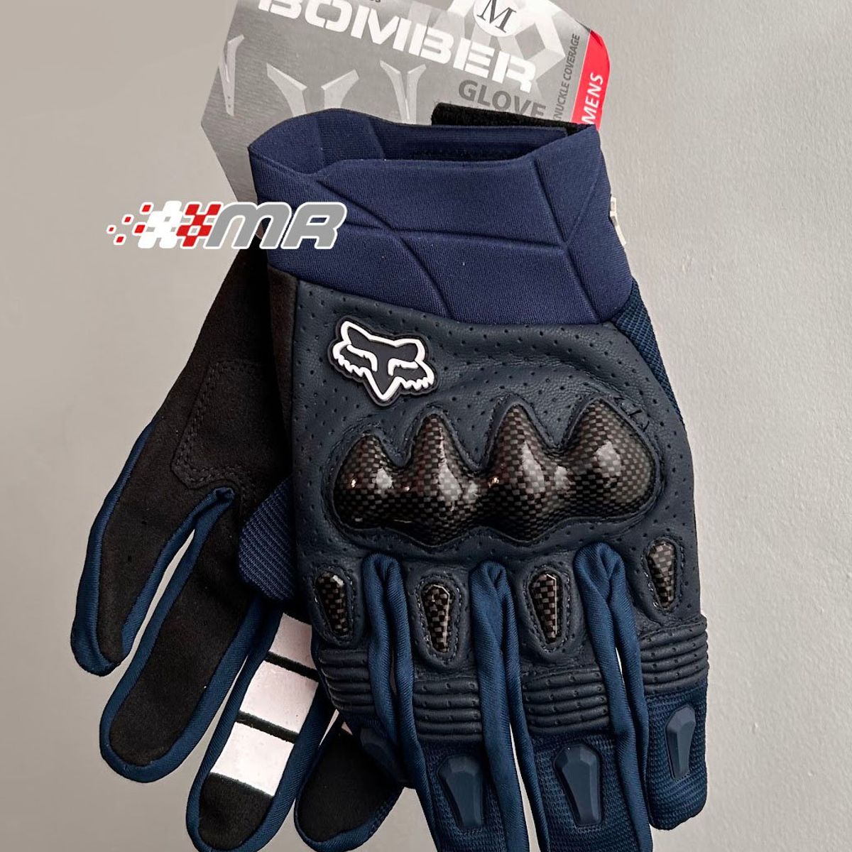WOLFOX - GUANTES PARA MOTO MOTOCROSS  BOMBER CON PROTECCIONES