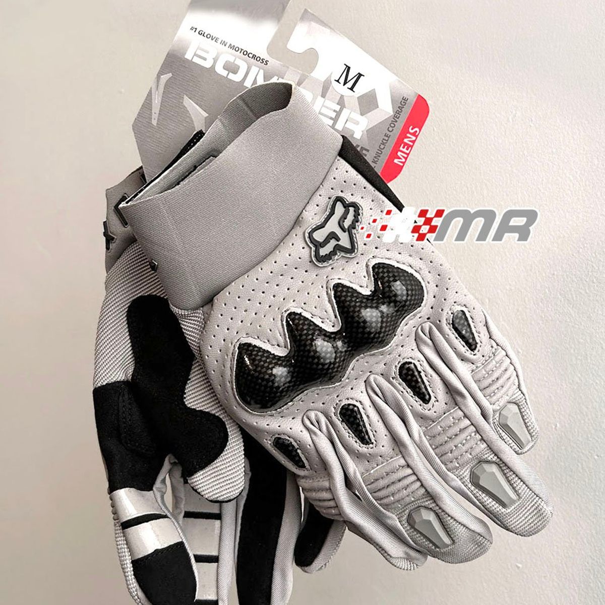 WOLFOX - GUANTES PARA MOTO MOTOCROSS  BOMBER CON PROTECCIONES