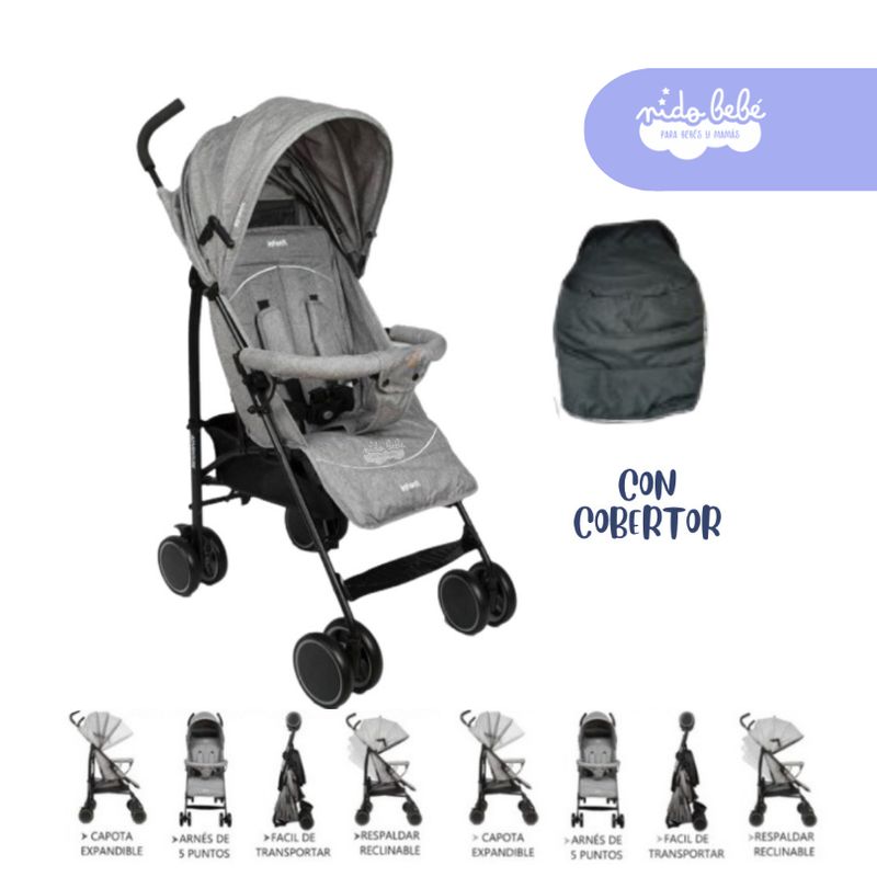 GENERICO - Coche Coche Baston Adventure color Plomo