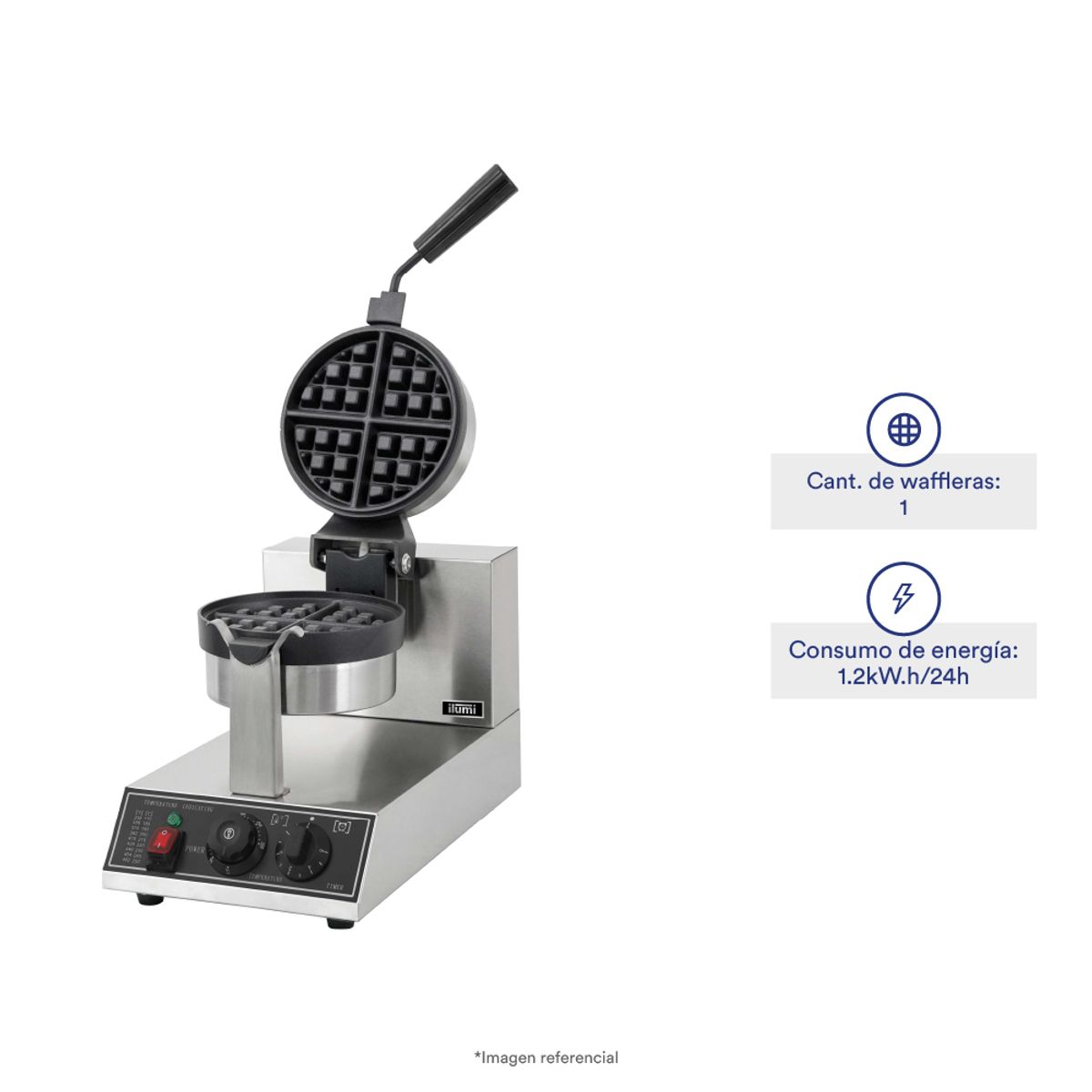 ILUMI - Wafflera Ilumi con Sistema Rotatorio