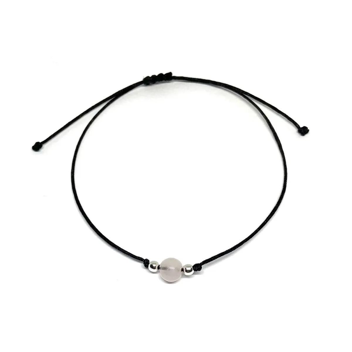 ESPIRAL ROJO - Pulsera Cuarzo Rosa - Enseña Compasión y Perdón