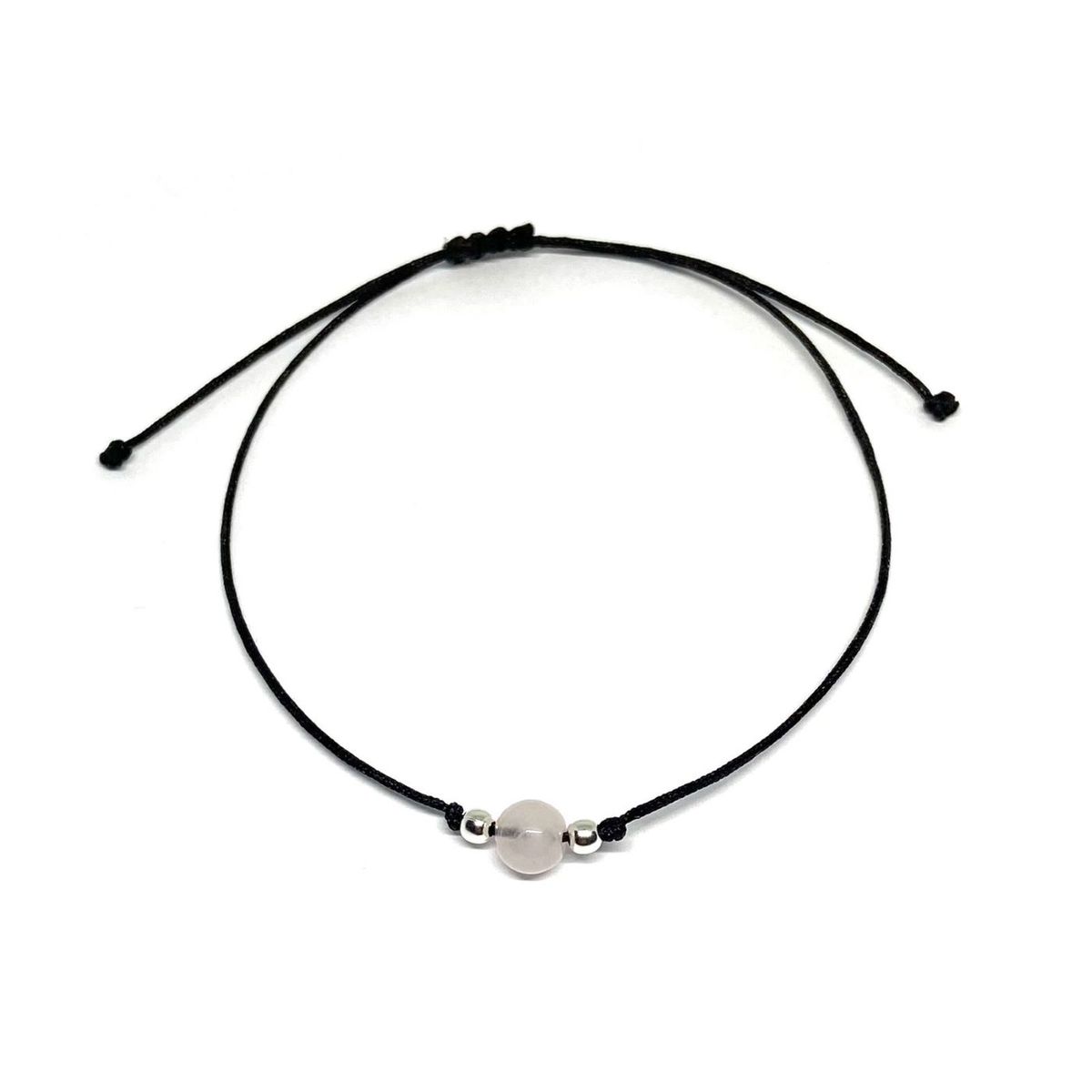 ESPIRAL ROJO - Pulsera Cuarzo Rosa - Enseña Compasión y Perdón