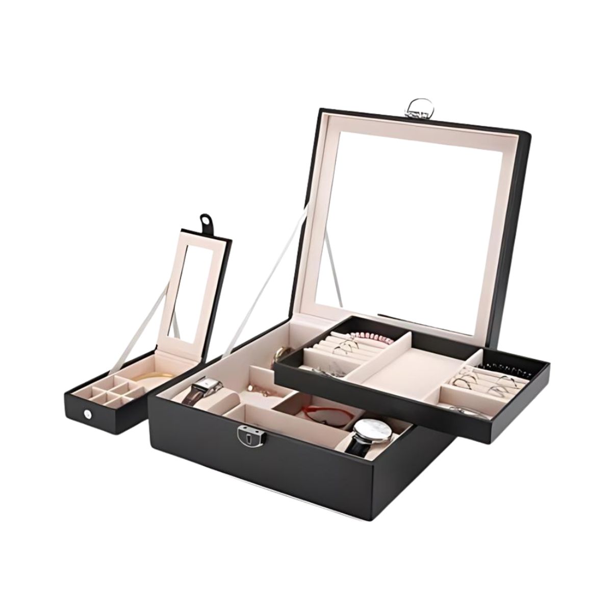 GENERICO - Joyero organizador de joyas de255x255x9 resistente