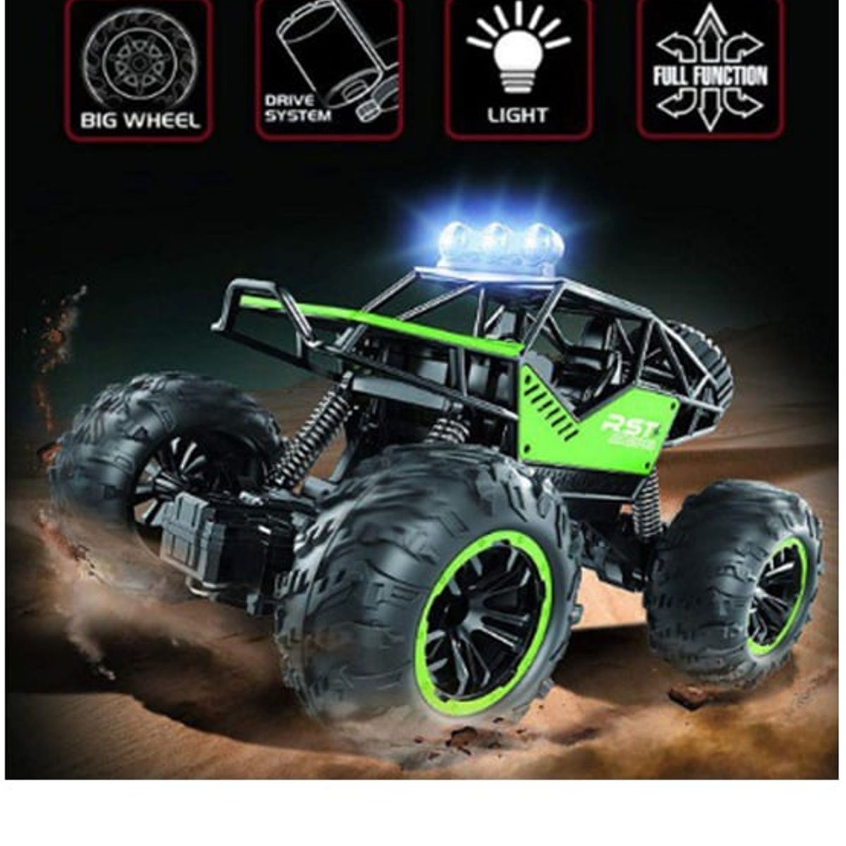 GENERICO - Carro de Carrera Bateria Recargable y Luces Oferta Unica