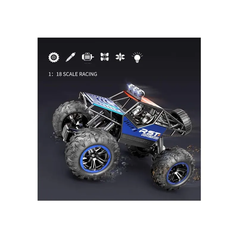 GENERICO - Carro de Carrera Bateria Recargable y Luces Oferta Unica