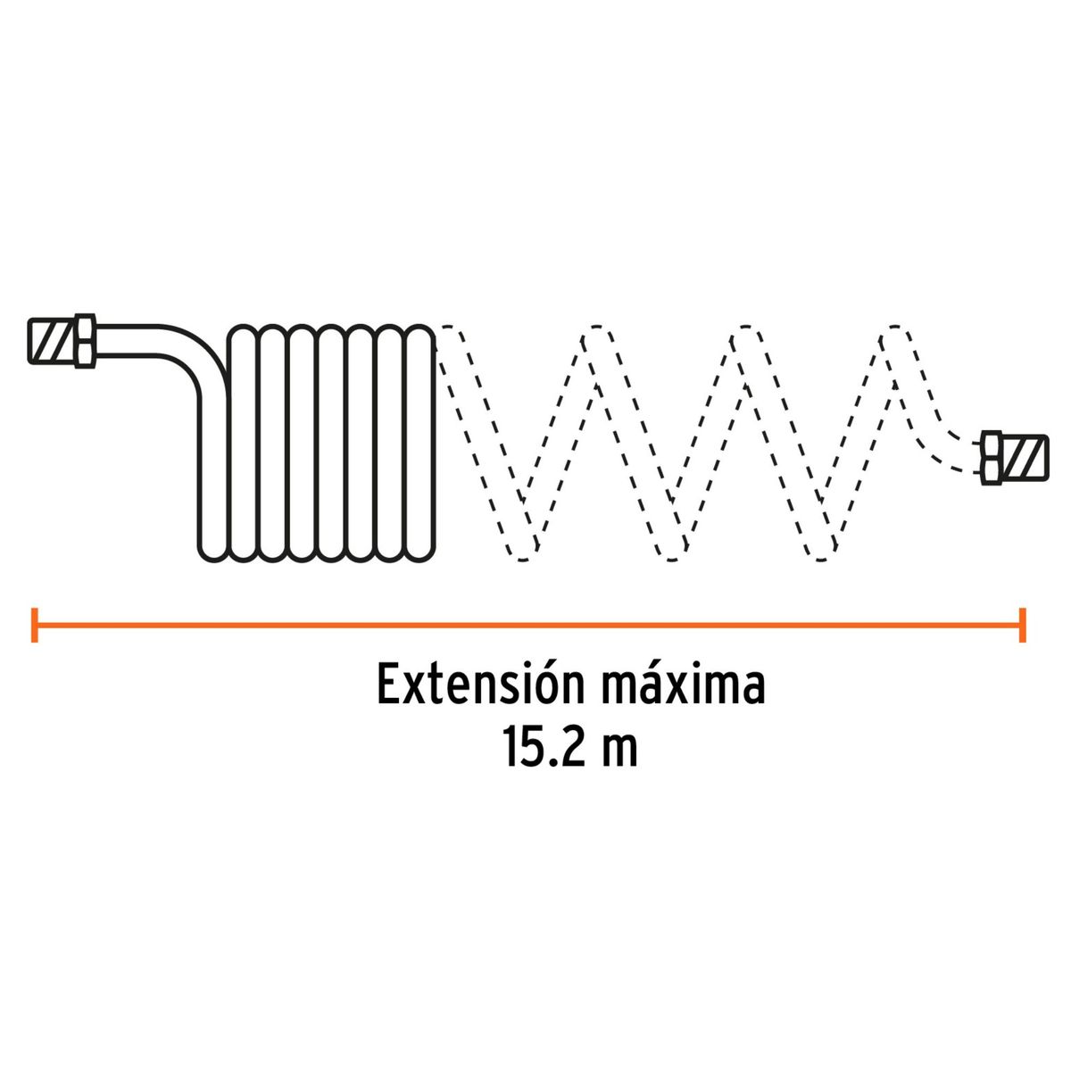 TRUPER - Kit engrapadora neumática calibre 18 manguera de aire 15m Truper