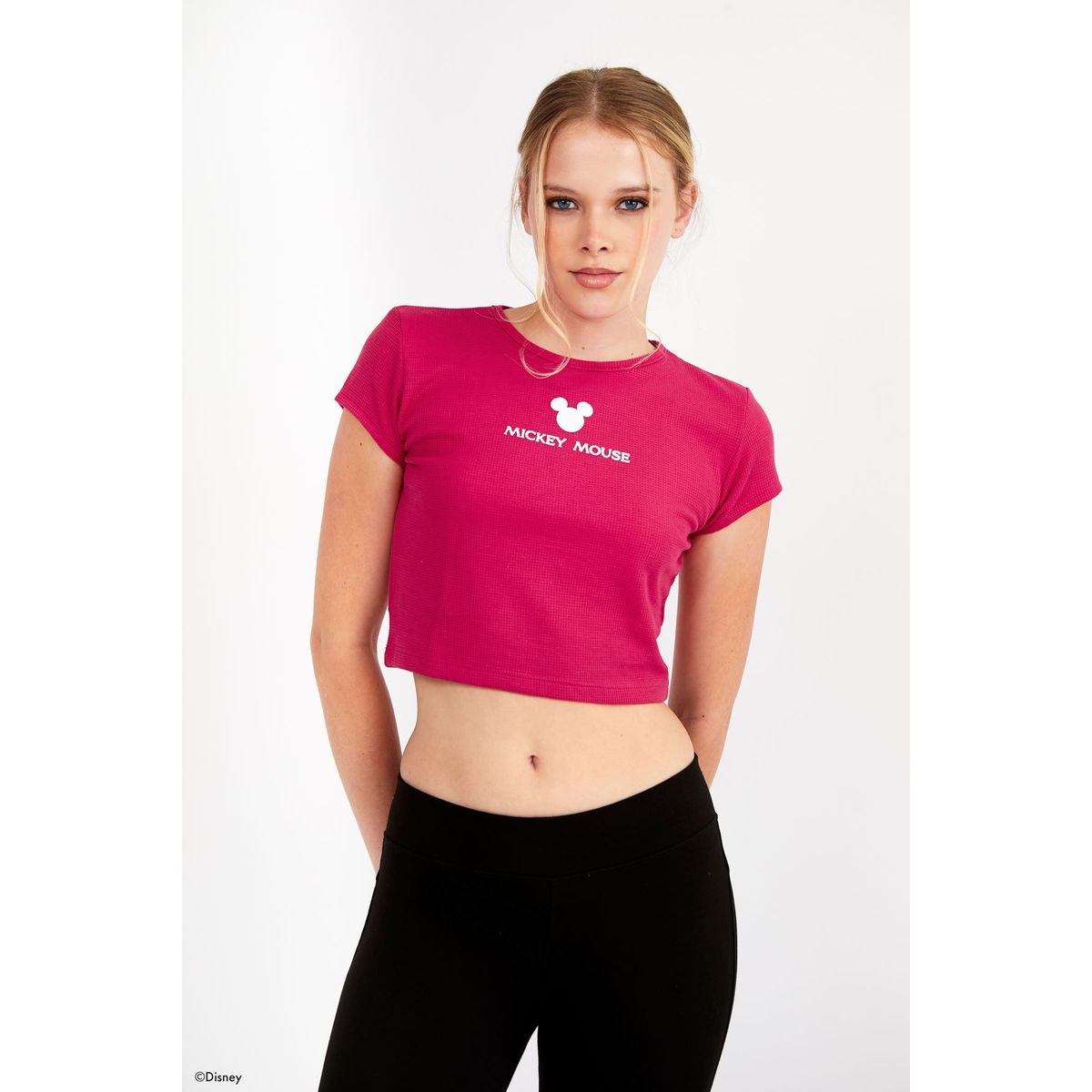 DISNEY - Crop Top Mickey Mouse Mujer