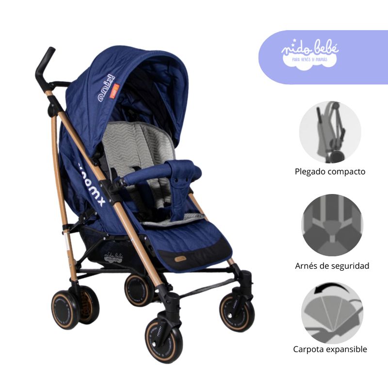 KING - Coche Baston King color Azul