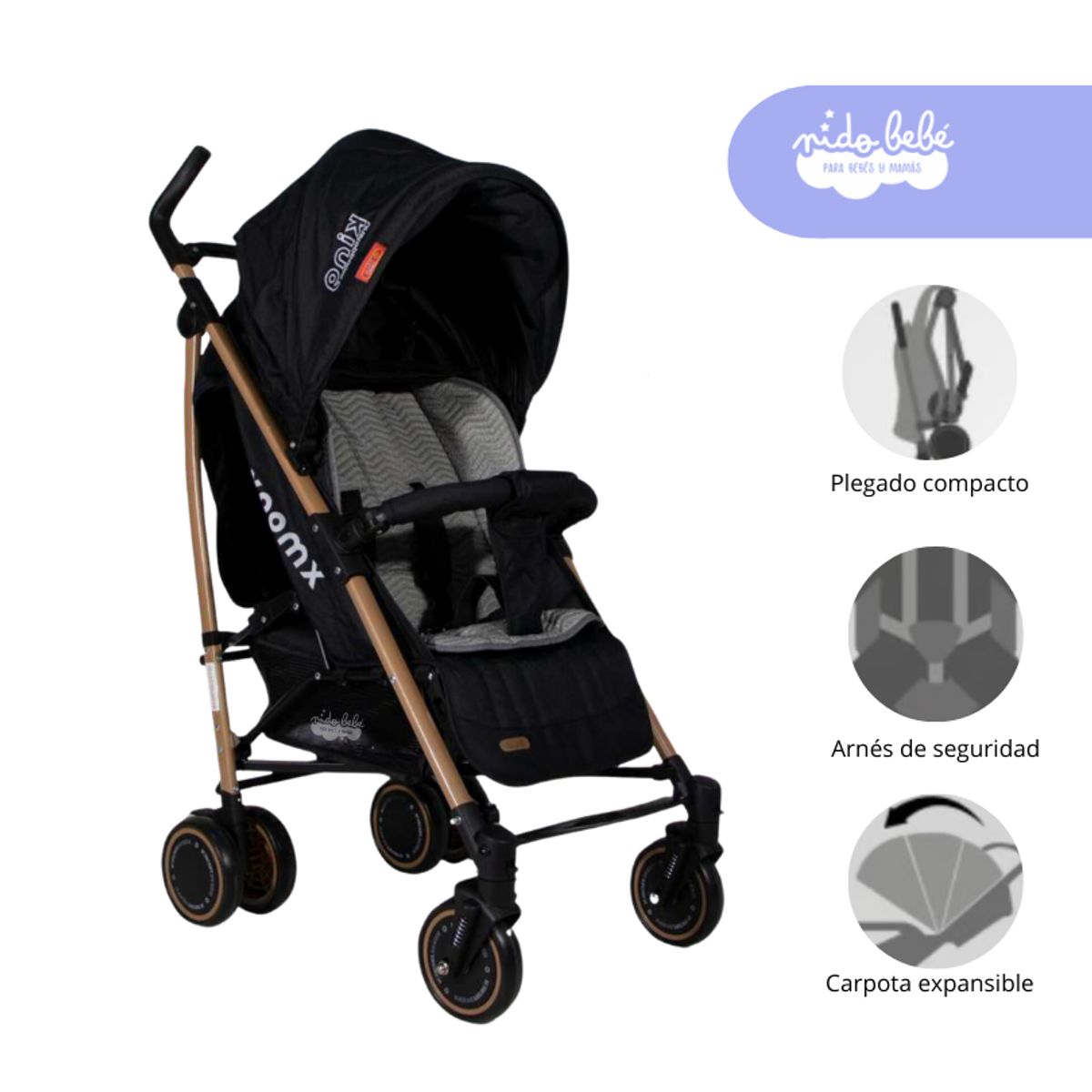 KING - Coche Baston King color Negro