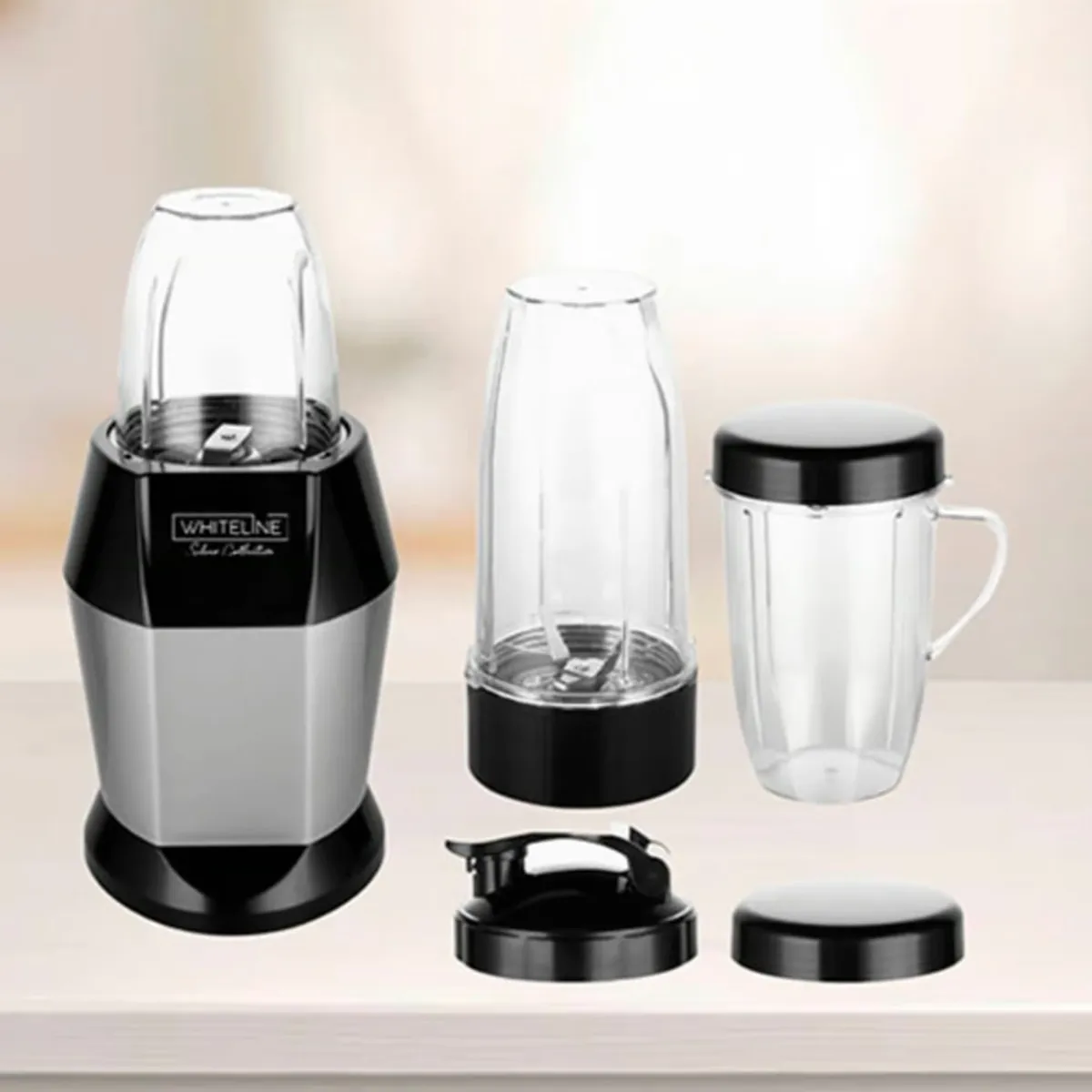 WHITELINE - Licuadora Personal Whiteline 1000W