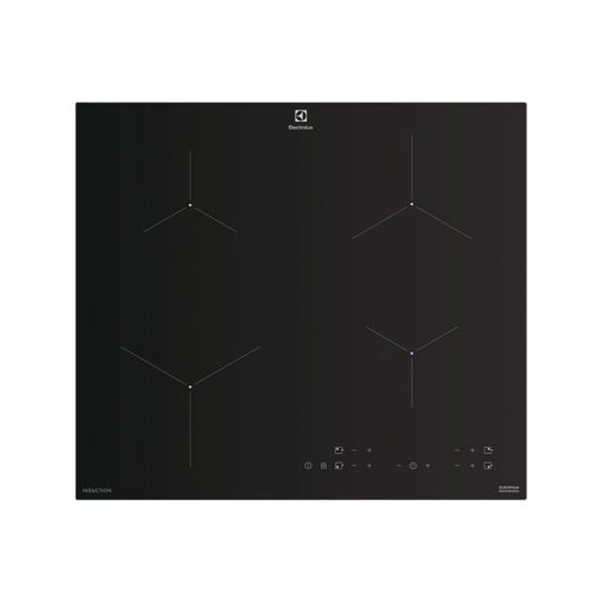 ELECTROLUX - Encimera Empotrable 4 Zonas Electrolux ETII60F7EOB Negro.