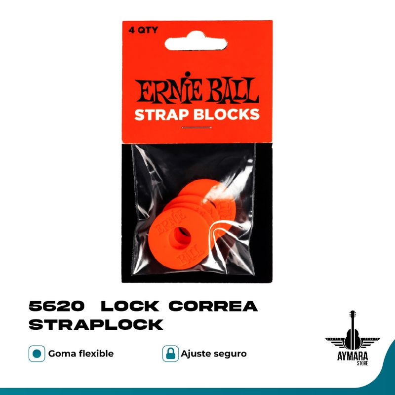 ERNIE BALL - Ernie Ball 5620 Lock Correa Straplock