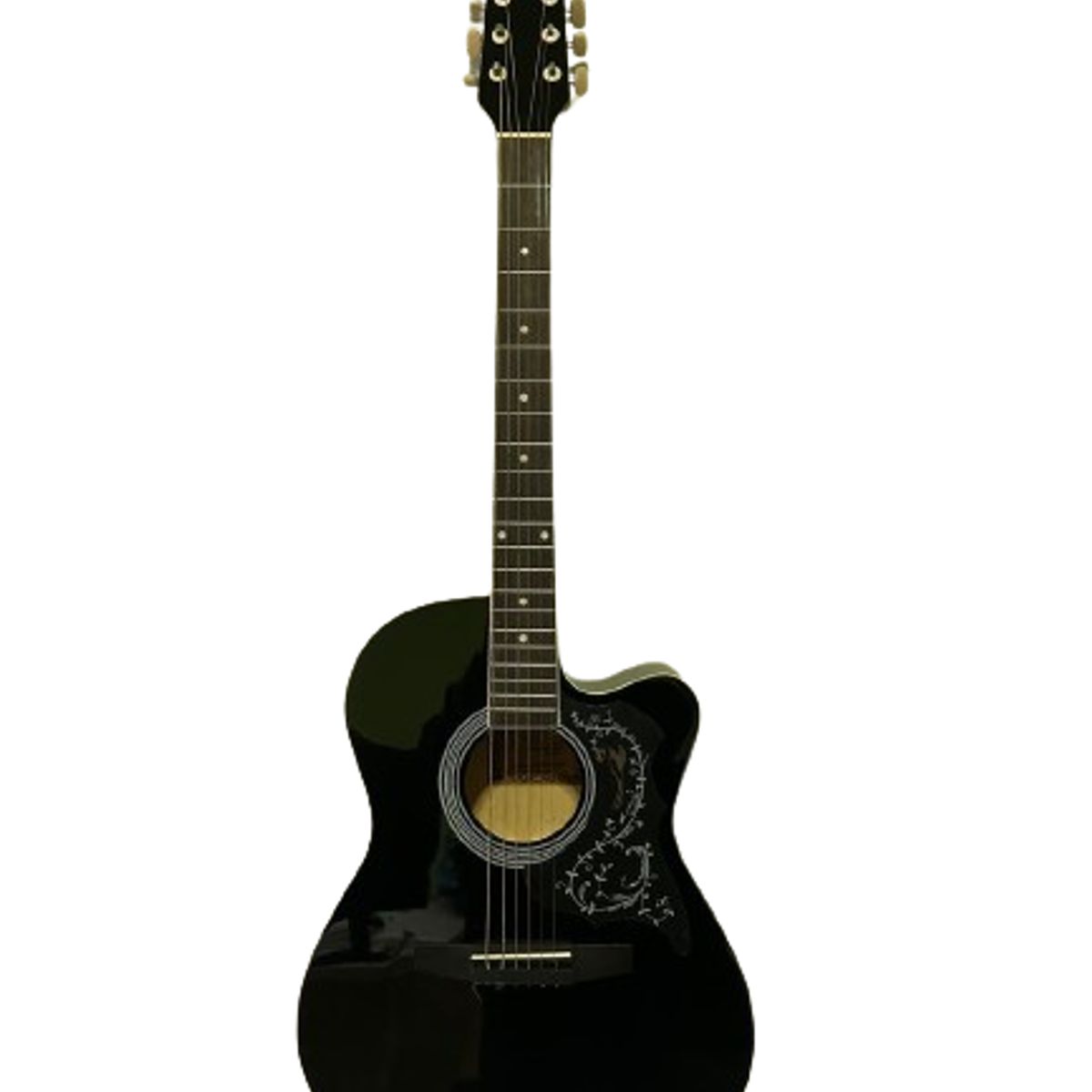 GENERICO - GUITARRA ACUSTICA IMPORTADA JAMES COLOR NEGRO