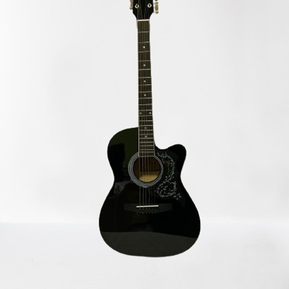 GENERICO - GUITARRA ACUSTICA IMPORTADA JAMES COLOR NEGRO