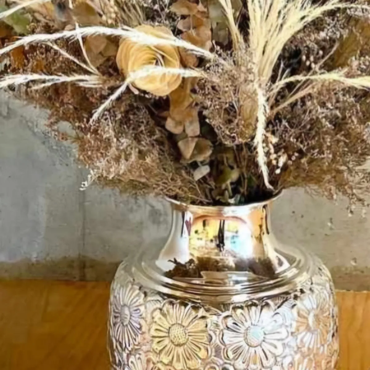 PERU - Adorno Decorativo Jarron o florero de plaque estilo margarita de 24 cm