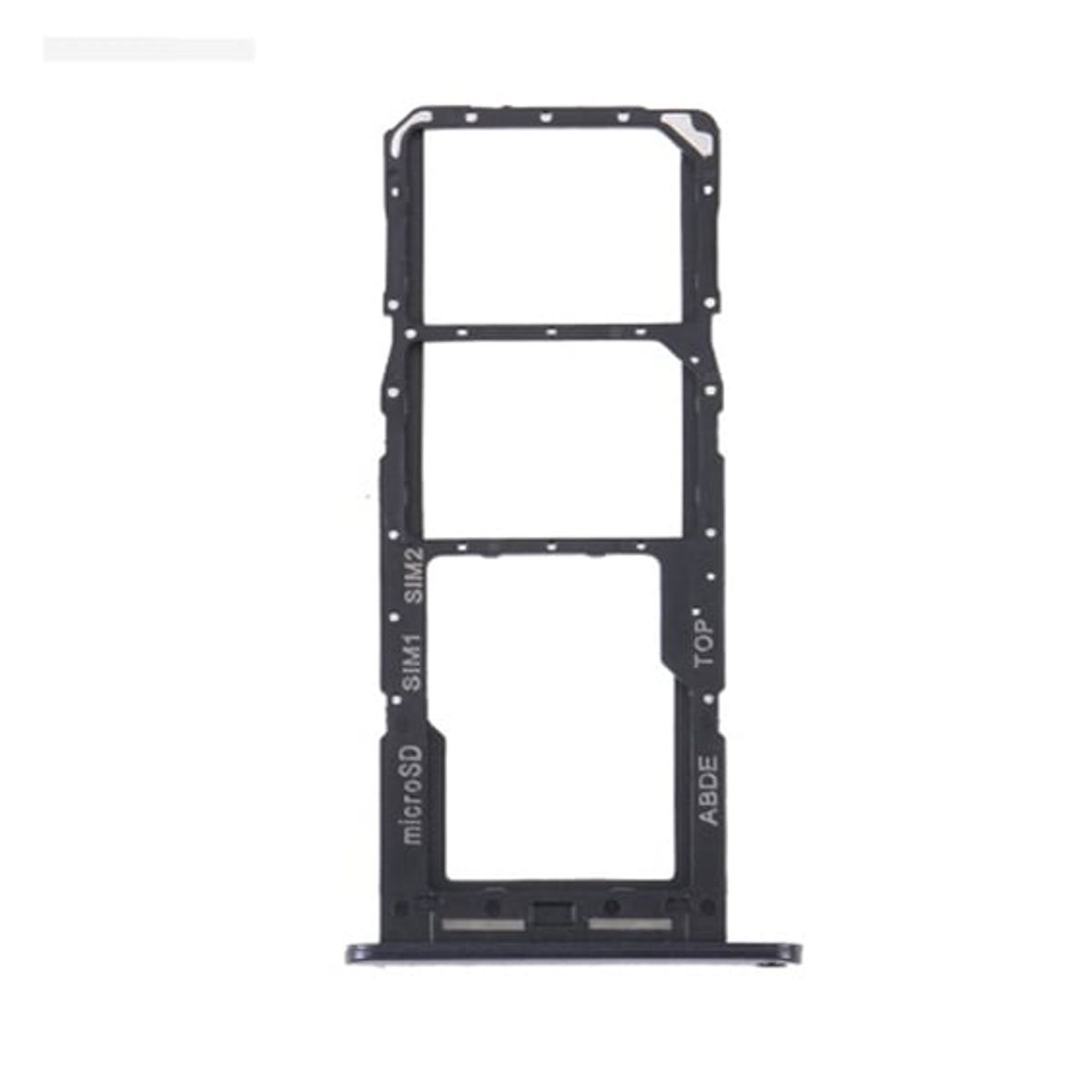 GENERICO - Repuesto Bandeja Sim Xiaomi Redmi Note 9S Y 9 Pro color NEGRO