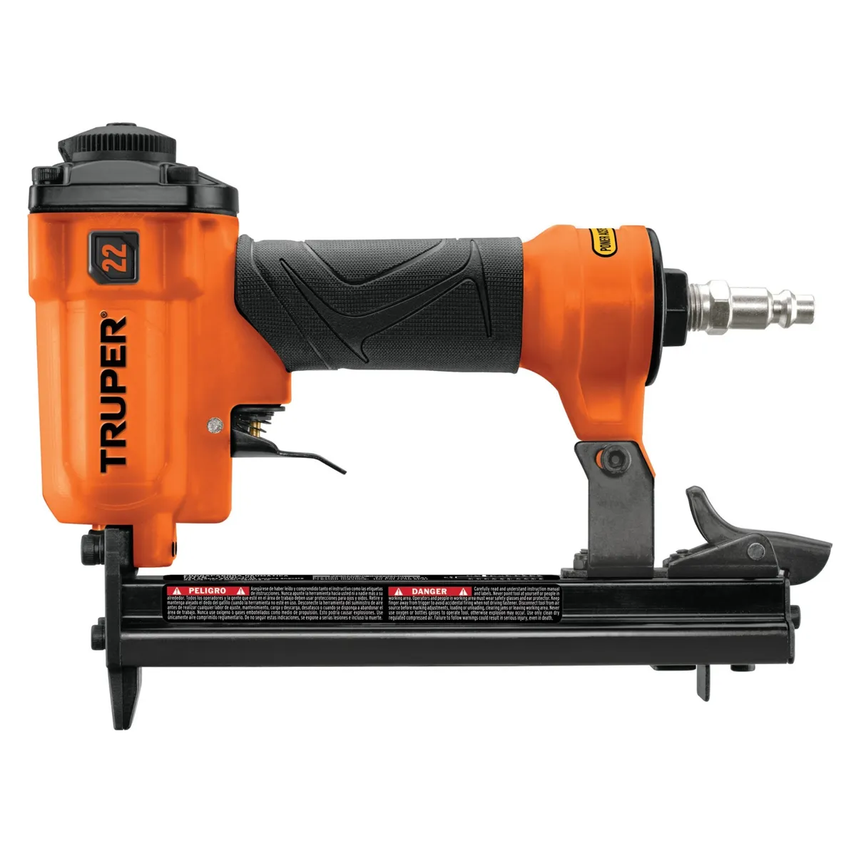 TRUPER - Engrapadora neumática calibre 22 Profesional Truper