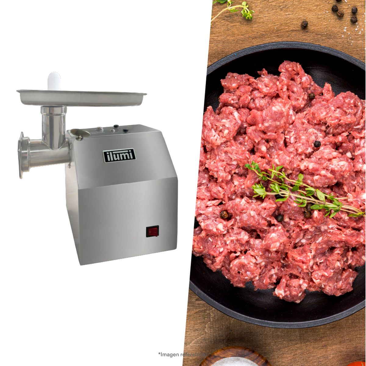 ILUMI - Moledor de Carne Ilumi con capacidad 120 ph