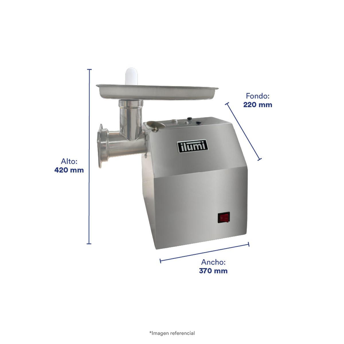 ILUMI - Moledor de Carne Ilumi con capacidad 120 ph