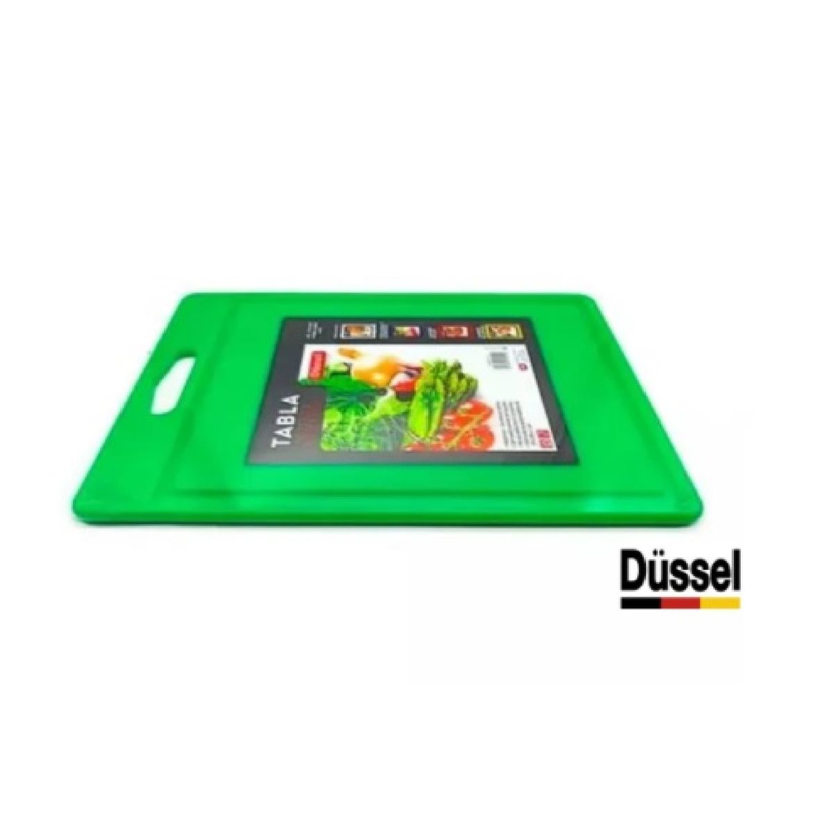 DUSSEL - Tabla cortar 25x35x1 cm verde
