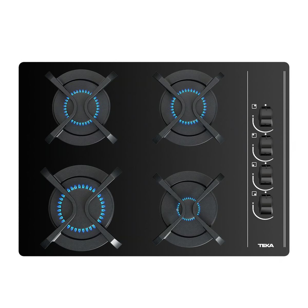 TEKA - Encimera Empotrada Cristal Gas  GBC 64003.