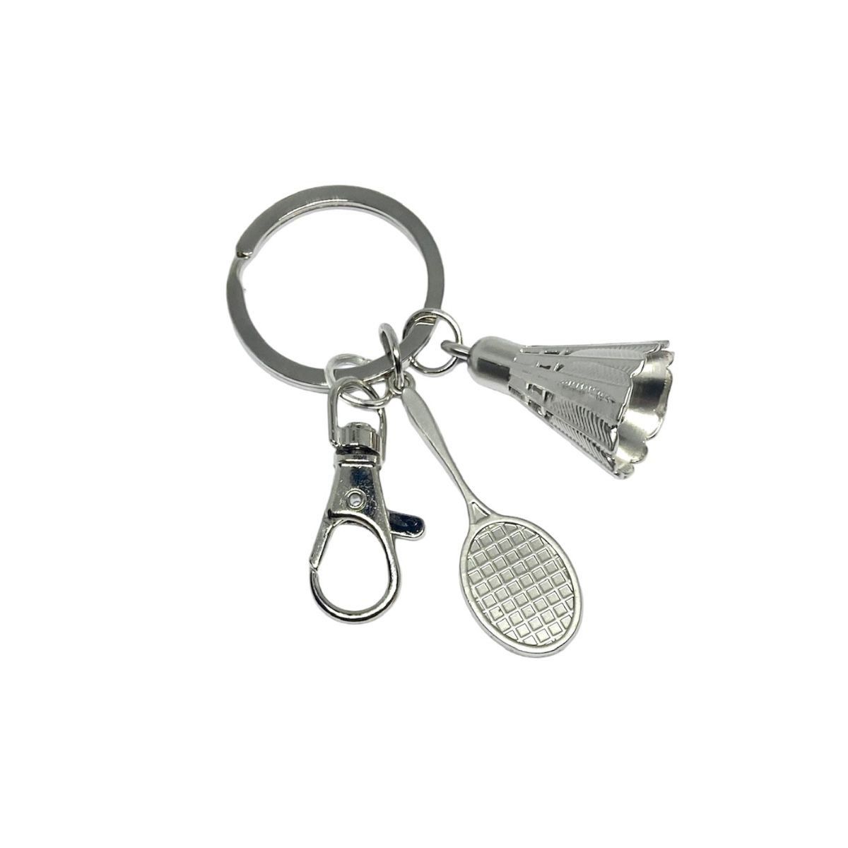 ESPIRAL ROJO - Llavero Raqueta de Bádminton - Solo para Fanáticos