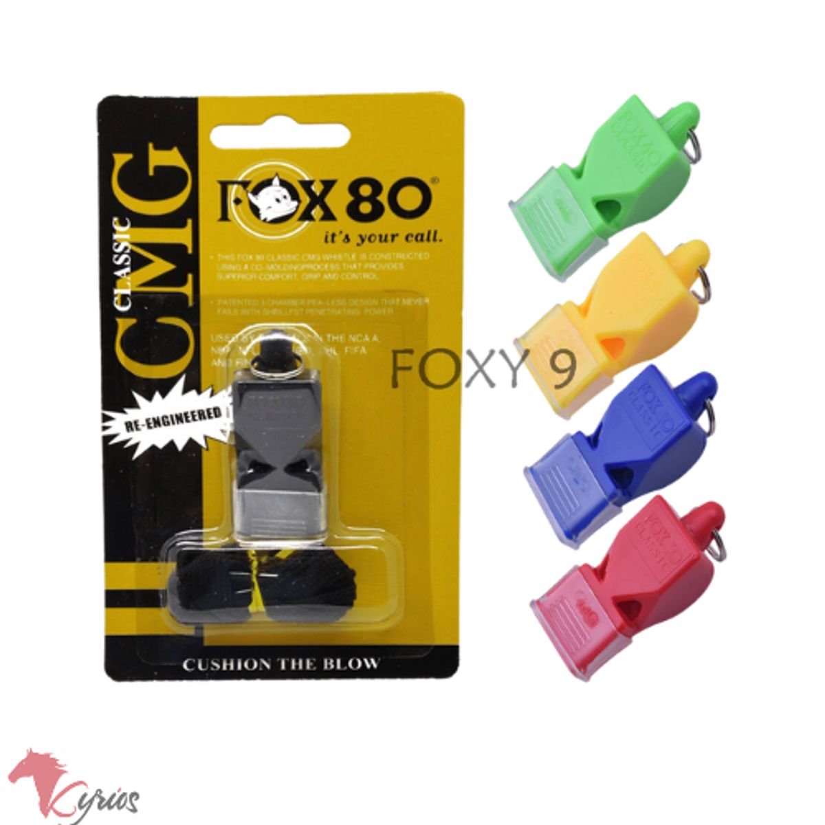 GENERICO - Silbato Fox 80 Silbato + Cuerda Profesional