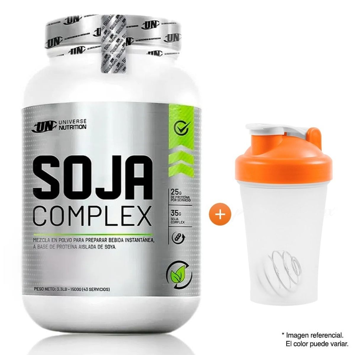 UNIVERSE NUTRITION - Soja Complex 1.5 kg UN CHOCOLATE + SHAKER
