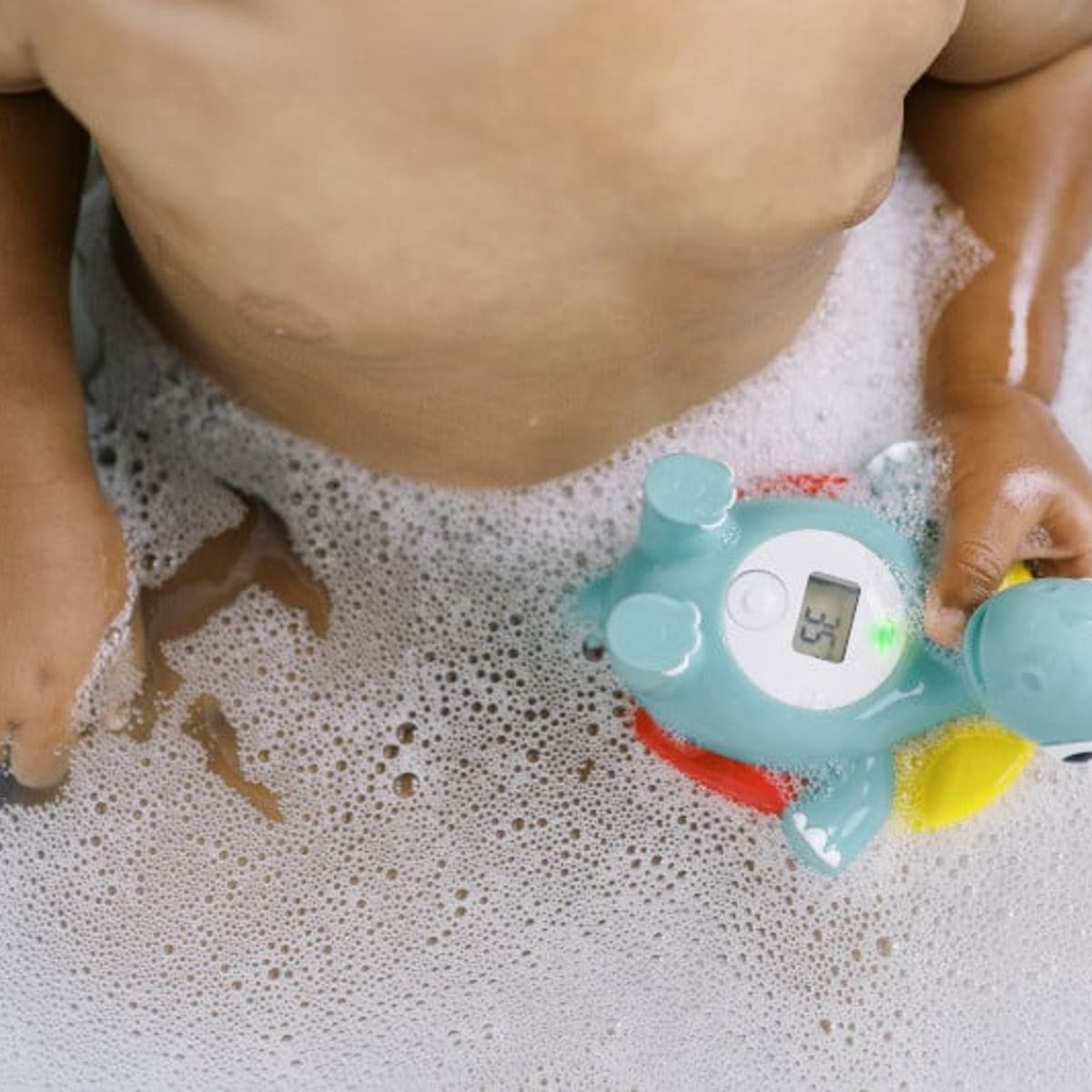 DR BROWNS - Termómetro para el baño DINO