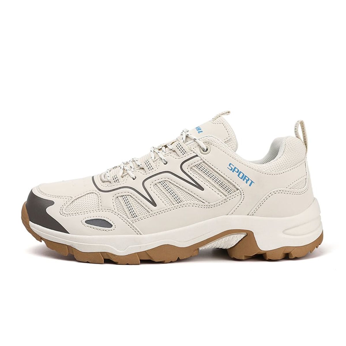 SHANDIAN - Zapatillas Outdoor Deportivos Mujer Gris