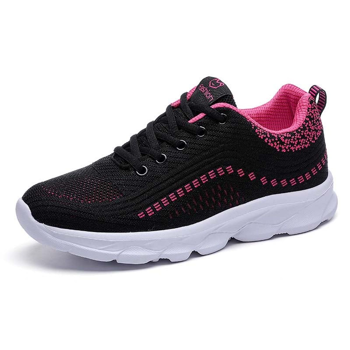 SHANDIAN - Zapatillas Running Mujer Negro